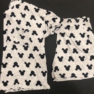 Mickey Mouse Two Piece Pajama Set size L